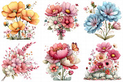 Watercolor Wildflower Clipart, an Illustration by Daily.Designs (Thumbnail 5 of 8)