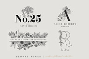 Vintage garden flower meadow lineart, an Illustration by Sophia J Caldwell (Thumbnail 4 of 17)