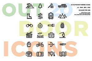Outdoor Icon Set