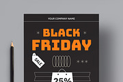 Black Friday Flyer Layout, a Flyer Template by MightyDesign (Thumbnail 4 of 8)
