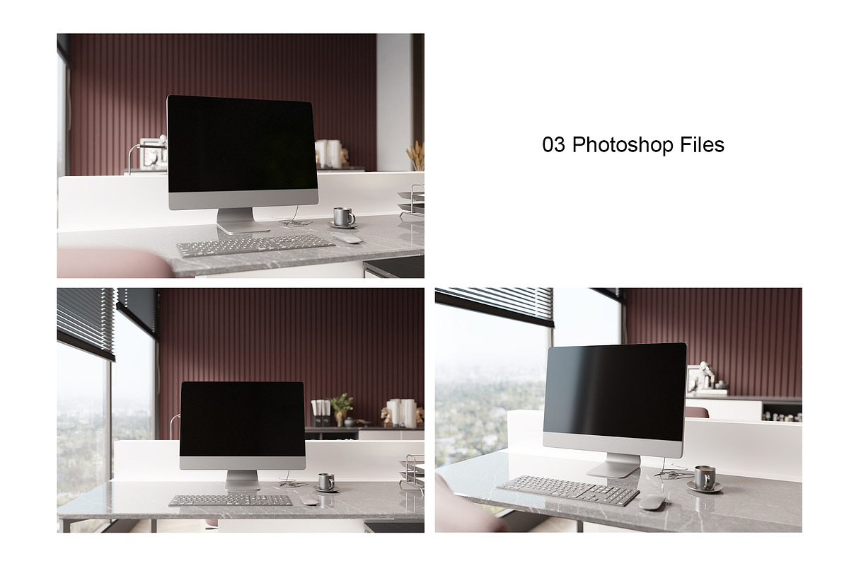 High Quality Office Desktop Mockup, a Mac Mockup by Momogi (Photo 5 of 5)