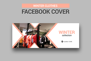 6 Winter Clothes Facebook Covers