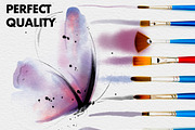 Watercolor Brushes For Procreate, a Brush Add-On by Nuclear Brushes (Thumbnail 7 of 10)