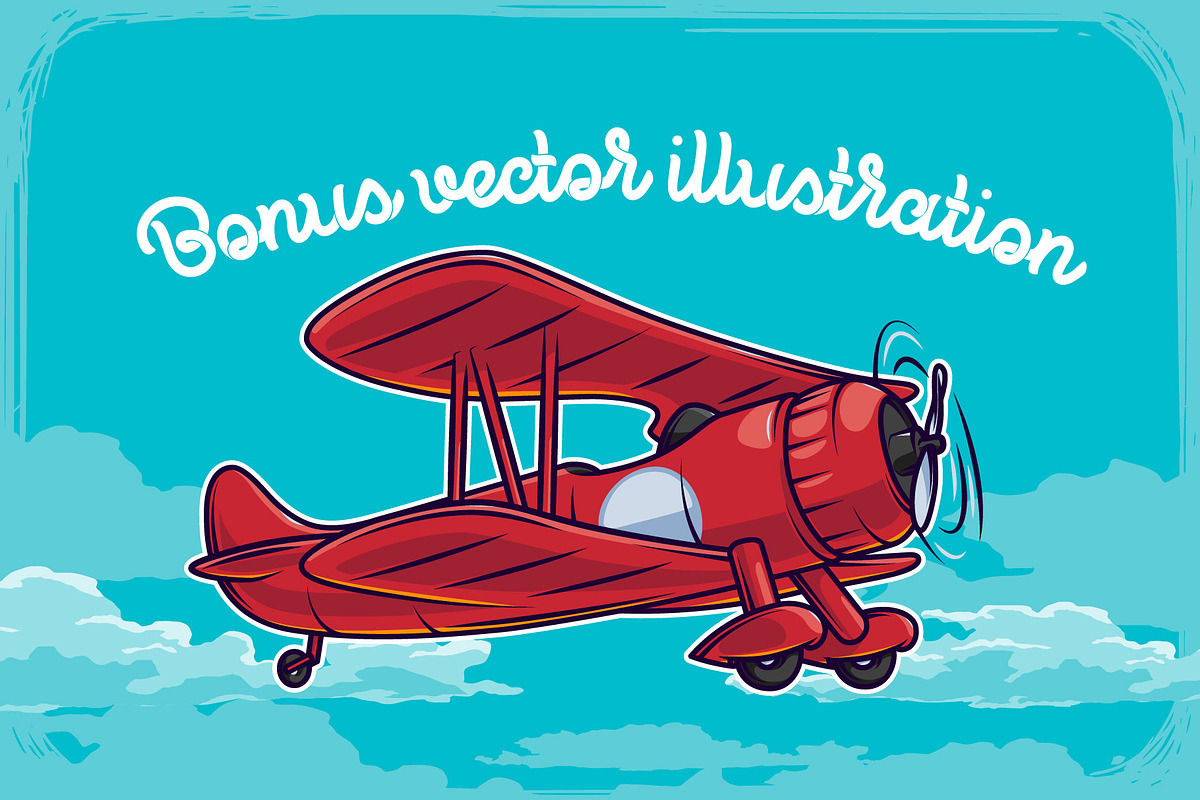 Propeller font + illustration preview 3