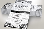 Black White Luncheon Flyer Template, a Flyer Template by Godserv Designs (Thumbnail 5 of 6)