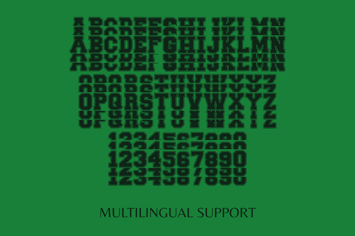 Scholar Varsity Stacked, a Serif Font by Dm Studio (Photo 9 of 10)