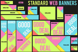 Bright Web Banners Templates, a Websites & App Template by Vitamin