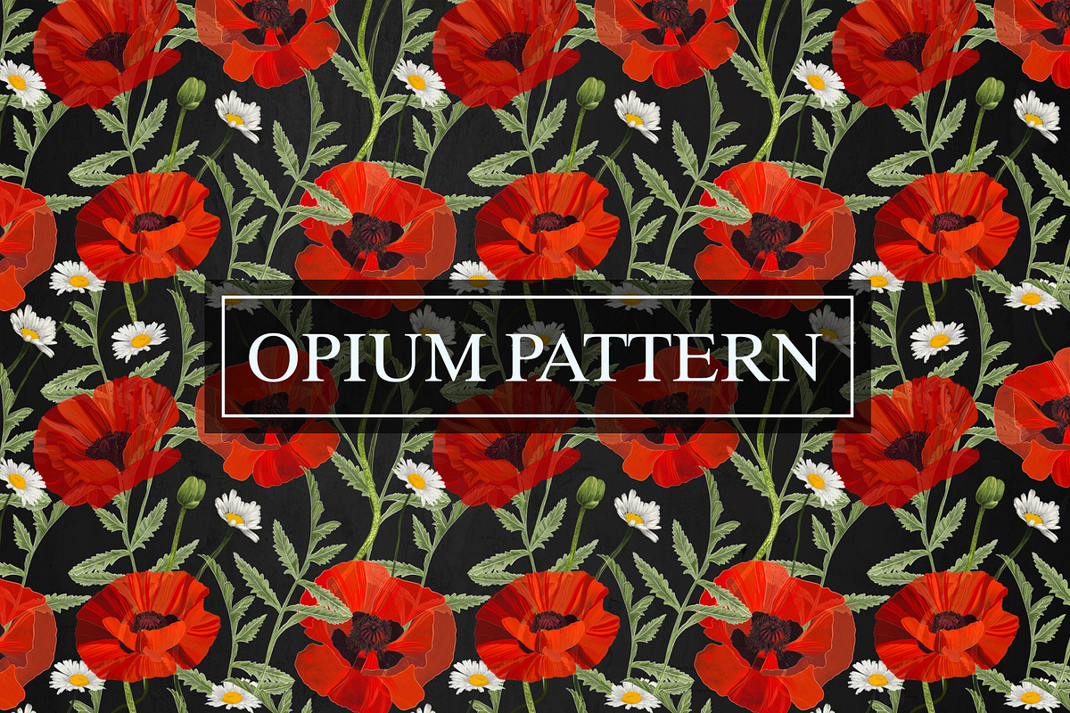 OPIUM PATTERN, a Pattern Graphic by ANAKOTO (Photo 12 of 14)