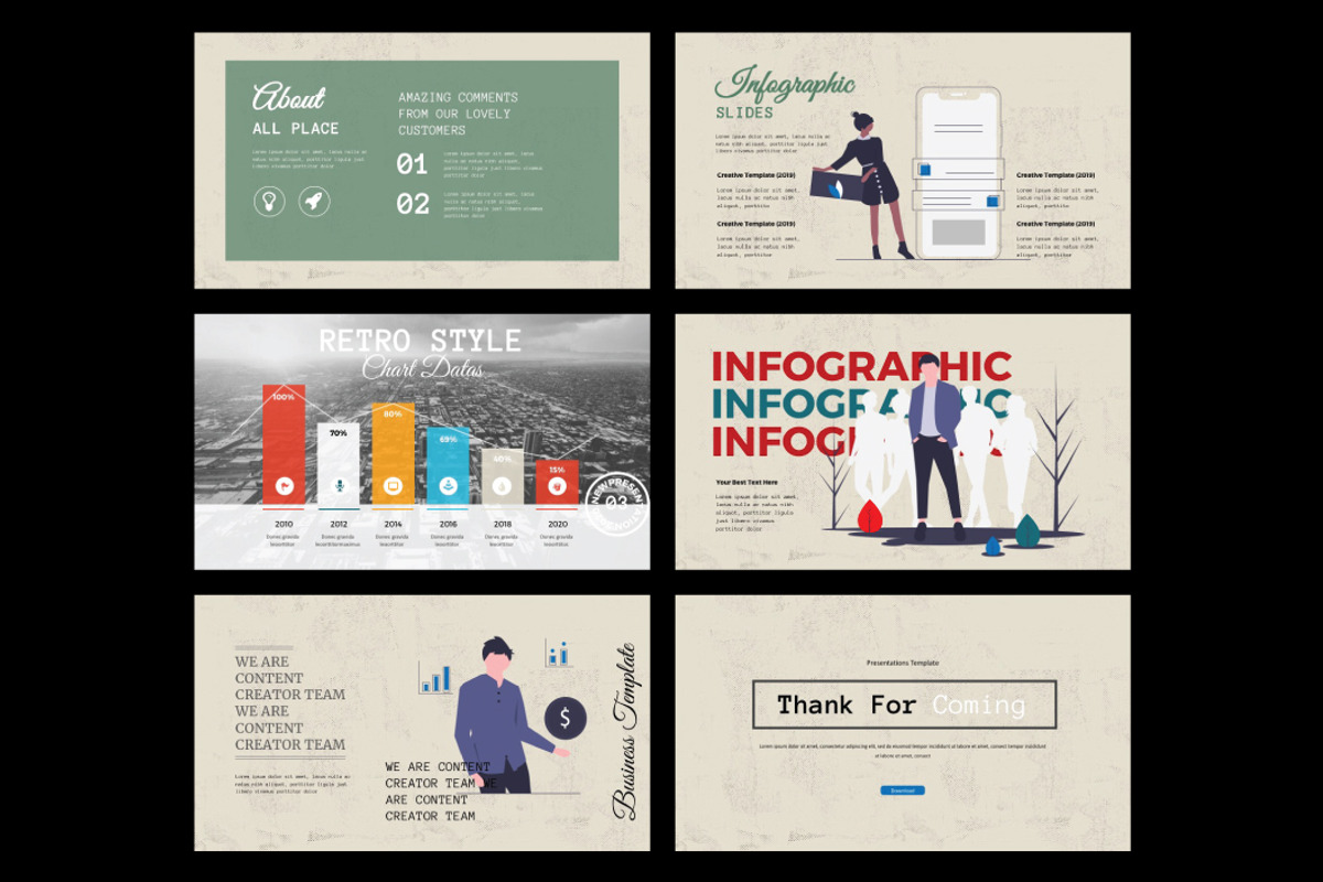 RETRO STYLE - Powerpoint Template, a Presentation Template by Shafura (Photo 6 of 6)