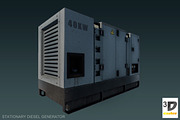 Stationary diesel generator, a Cars & Vehicle 3D Model by 3DCaster (Thumbnail 6 of 6)