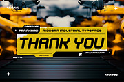 Frankerd - Modern Industrial Font, a Font by Drizy (Thumbnail 10 of 10)