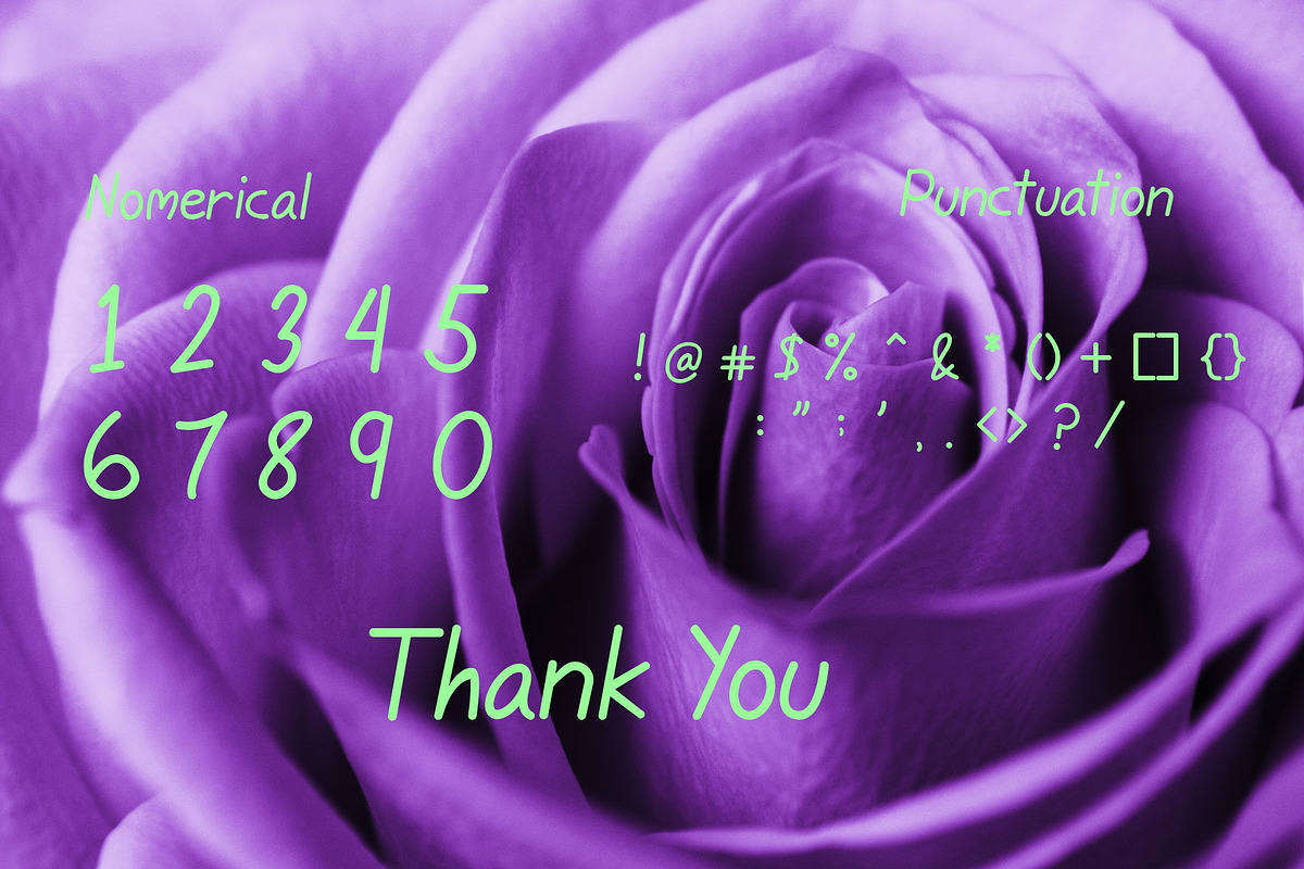 Riyoos Font, a Script Font by atapdesain (Photo 3 of 3)