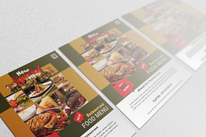 Restaurant Flyer, a Flyer Template by GreenPixi