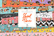 Back to School Seamless Patterns, a Pattern Graphic by KaramfilaS (Thumbnail 1 of 8)