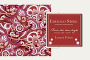Emerald Swirl Prints & Patterns, a Pattern Graphic by GND ART STUDIO (Thumbnail 3 of 8)