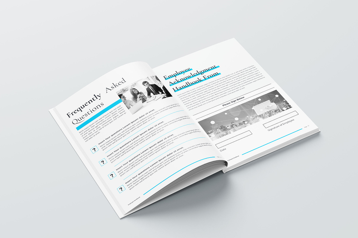 Employee Handbook Bundle | Word, IND, a Brochure Template by obayes (Photo 57 of 75)