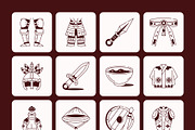 Samurai Drawing Art Set, a Person Illustration by Vectors Market (Thumbnail 7 of 8)