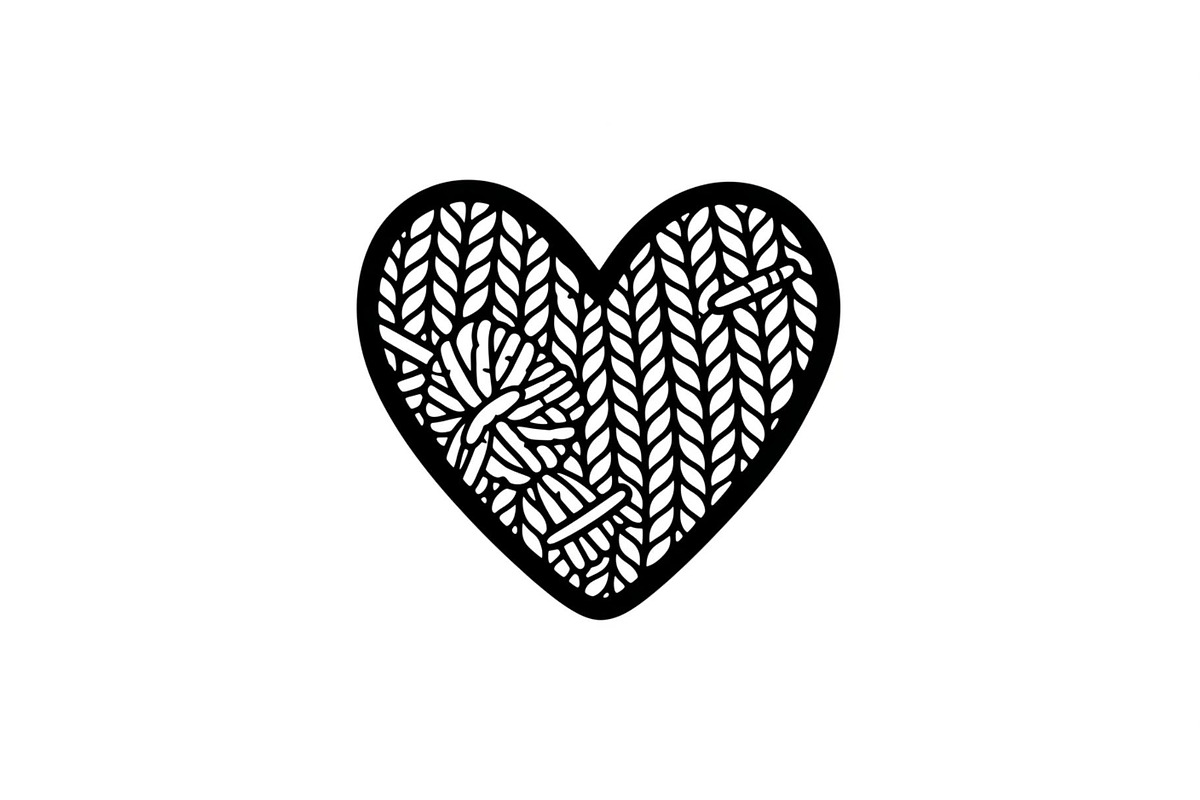 Knitted Heart Love Vector Bundle, an Illustration by Designs_River (Photo 19 of 53)