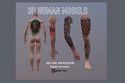 3d Male Human Parts For Procreate, a Characters & Person 3D Model by Torus1 (Thumbnail 1 of 4)