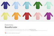 Baby Onesie 4x Mock-ups, an Apparel Mockup by Mocca Mockups Store (Thumbnail 4 of 5)