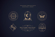 Nocturne Nouveau Branding Kit, a Decorative Illustration by Polar Vectors (Thumbnail 19 of 20)