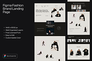 Figma Fashion Brand Landing Page, a Landing Page Template by Musara (Thumbnail 1 of 5)