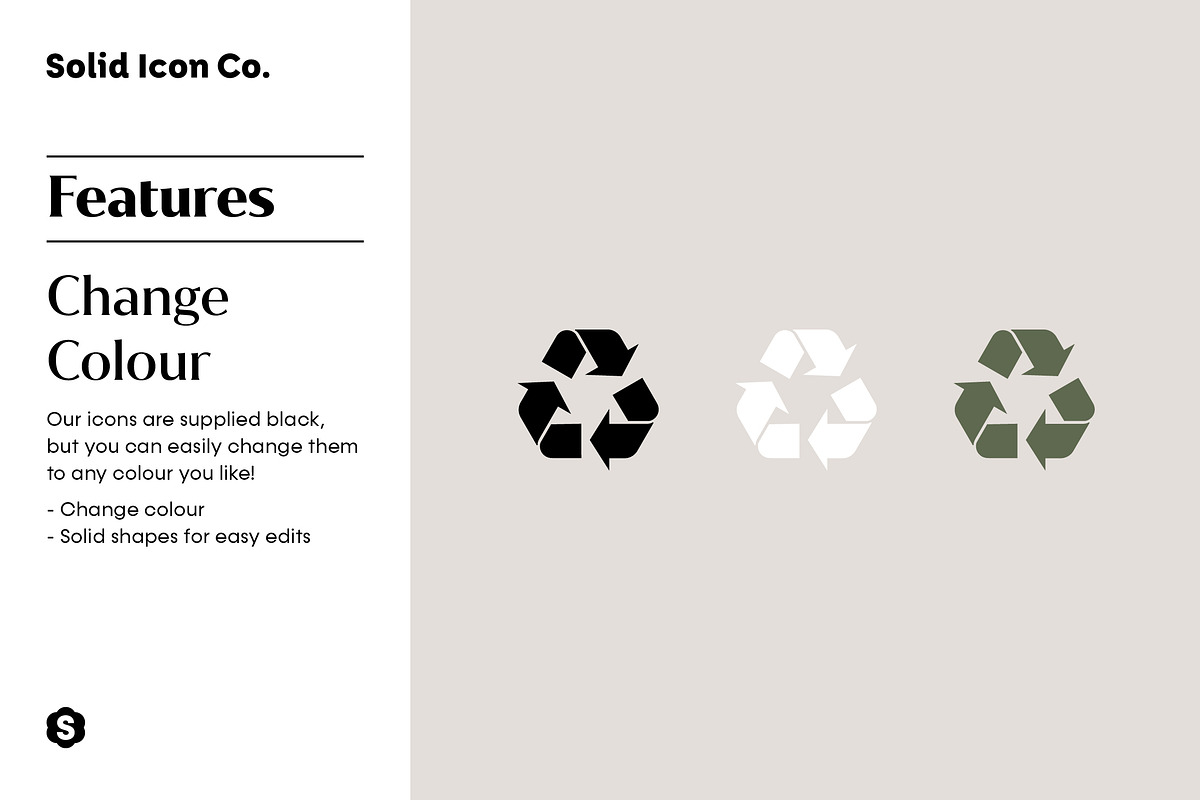 Arrows Icons, a Solid Icon by Solid Icon Co (Photo 3 of 6)