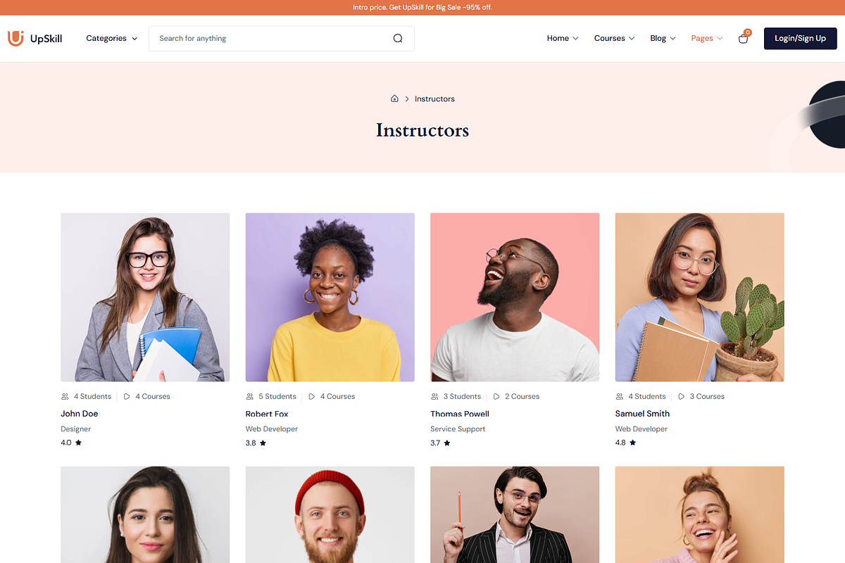 Education Online Courses LMS, a WordPress Template by Design Spade (Photo 10 of 12)