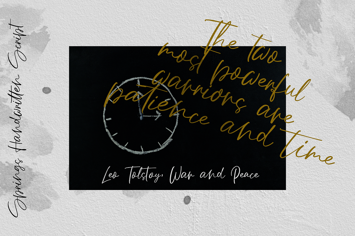 Strings // Handwritten Script Font, a Script Font by Bluestudio (Photo 7 of 11)