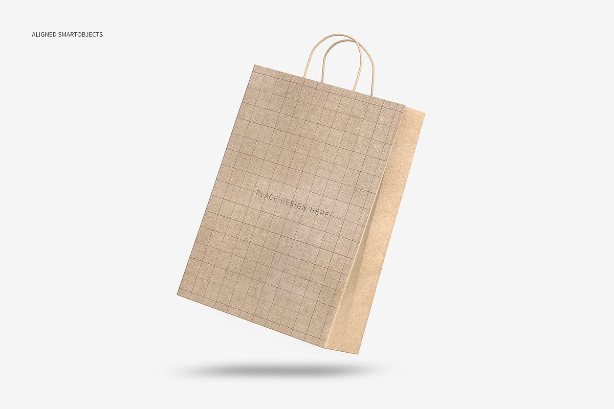 Craft Paper Bag Packaging Mockups, a Packaging Mockup by shaikerintu (Photo 5 of 11)