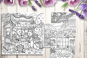 Cozy Animal Couple Coloring Pages, a Brochure Template by LA Design (Thumbnail 6 of 10)