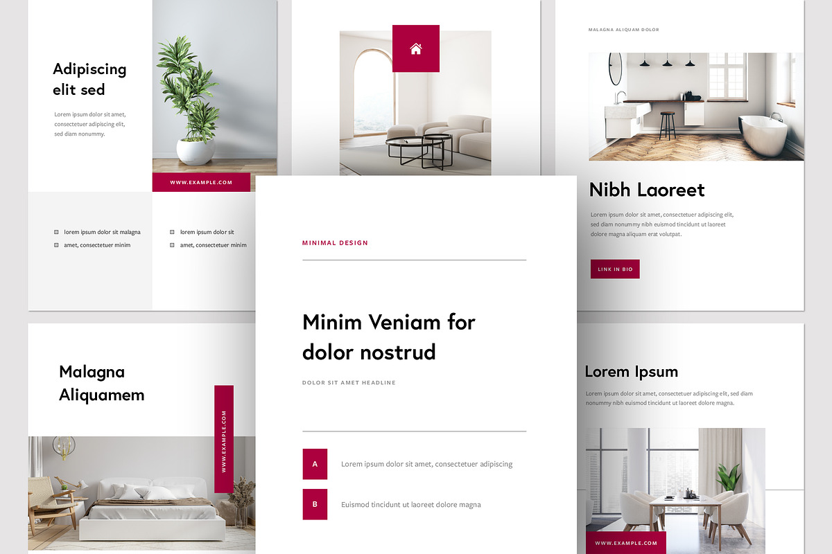 Minimal Interior Social Media Posts preview 2