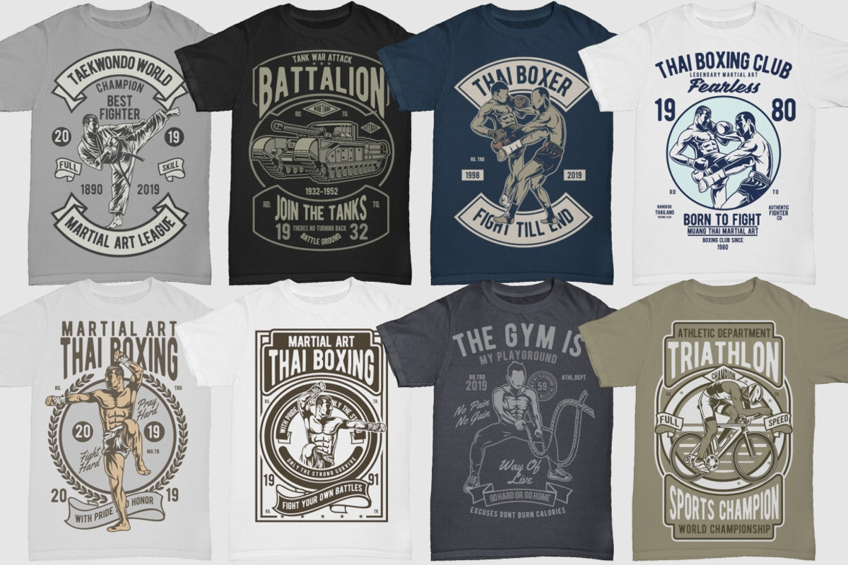 100 Retro Tshirt Designs Bundle 3, an Illustration by roach_graphic (Photo 8 of 14)