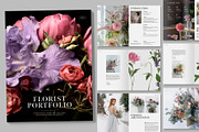 Florist Portfolio Template, a Brochure Template by BrandPacks (Thumbnail 2 of 7)