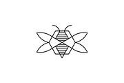 Geometric Luxury Bee Logo, a Branding & Logo Template by Luxury Logos (Thumbnail 3 of 4)
