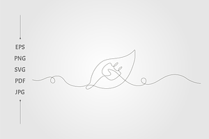 continuous line drawing eco friendly