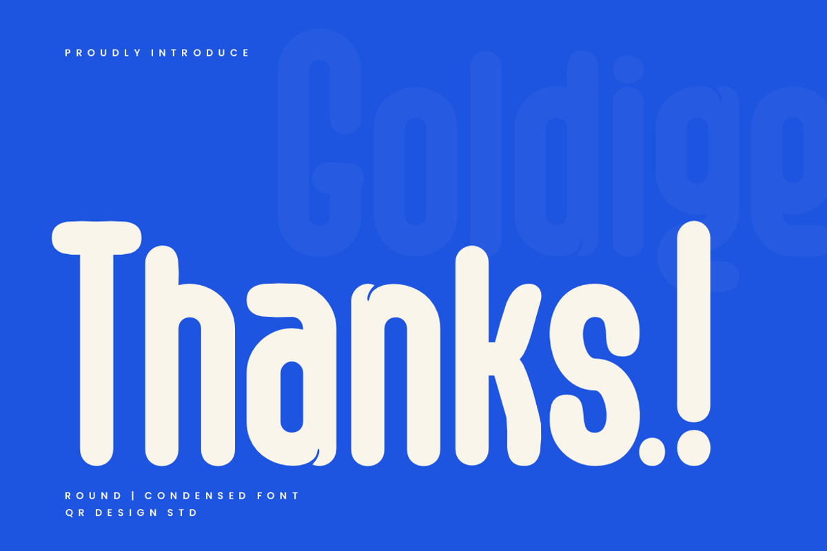 Goldiger - Round Sans Font, a Sans Serif Font by QR Design Studio (Photo 9 of 9)