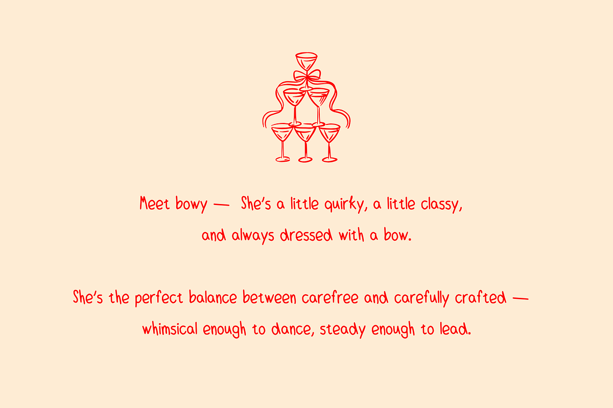 Bowy — A Playful Handwritten Font, a Handwritten Font by BiancaXavier (Photo 3 of 7)