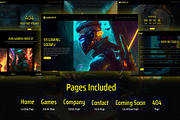 GameXPlay–Gaming HTML Template, a Landing Page Template by SNIPESCIENTIST (Thumbnail 2 of 6)