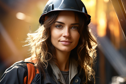 Portrait of a Young Female Engineer, a Person Photo by Perpis