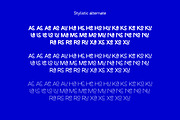 Alternative SH Sans Serif, a Sans Serif Font by Luxima (Thumbnail 12 of 20)