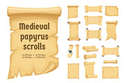 Medieval papyrus scrolls, an Object Graphic by Woters little shop (Thumbnail 1 of 3)