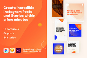 168 Creative Instagram Templates