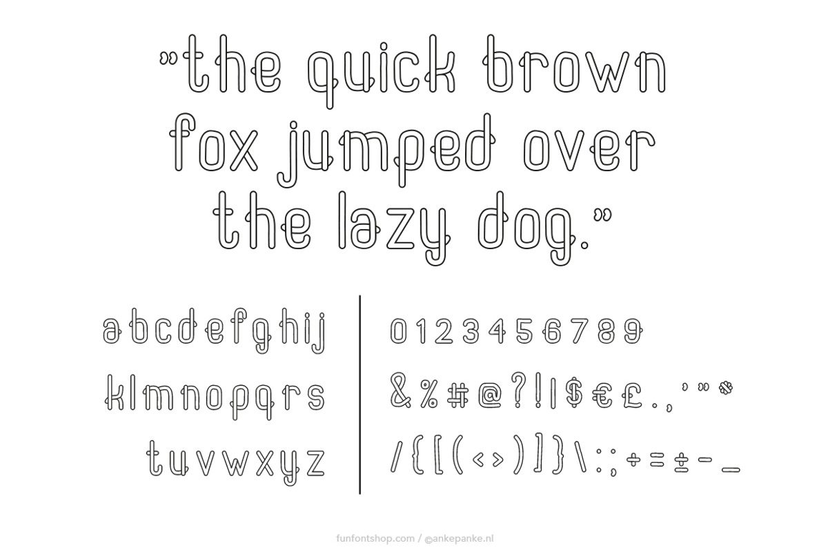 Noodles Font preview 3