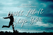 Bellonie Script, a Script Font by Kenzvalley (Thumbnail 2 of 5)