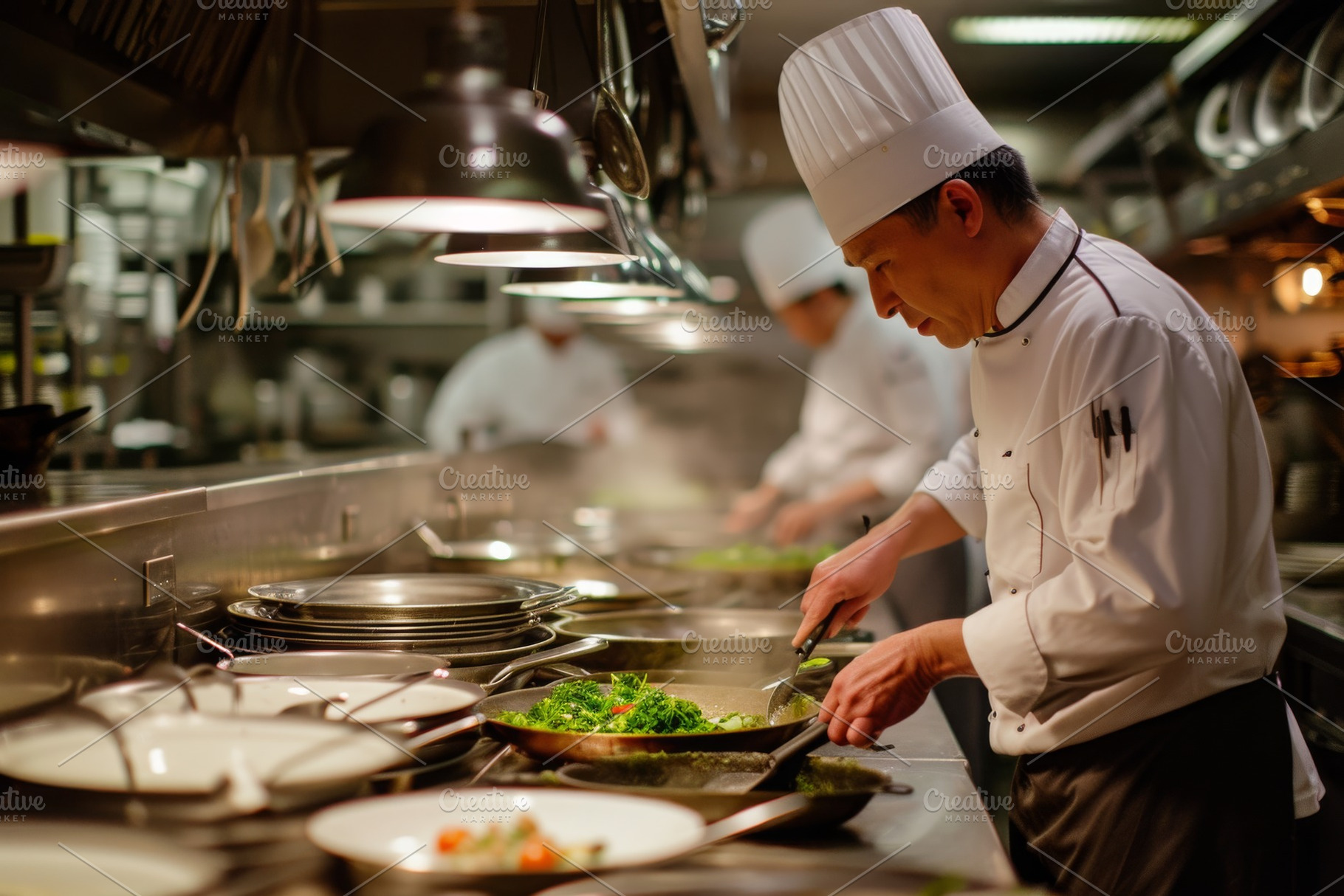 A skilled chef is shown preparing fo, a Photo by Iftikhar Alam
