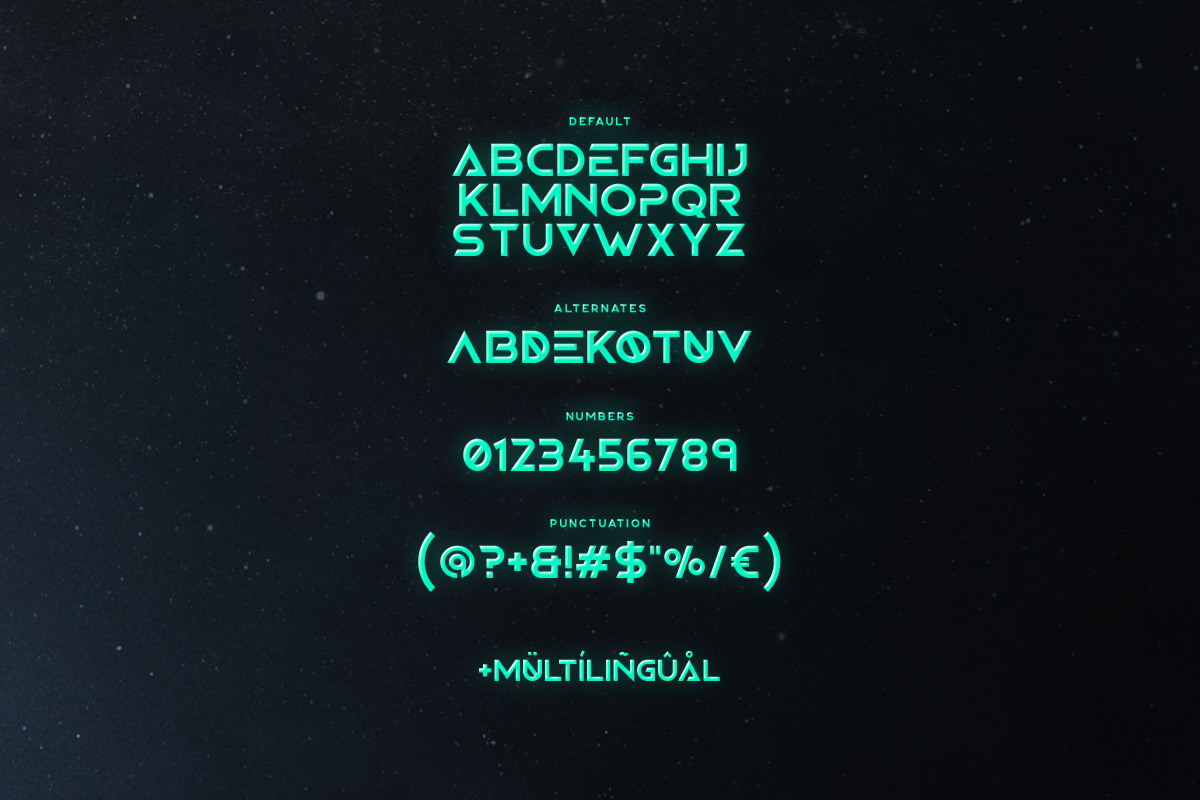 Starforge Typeface preview 6