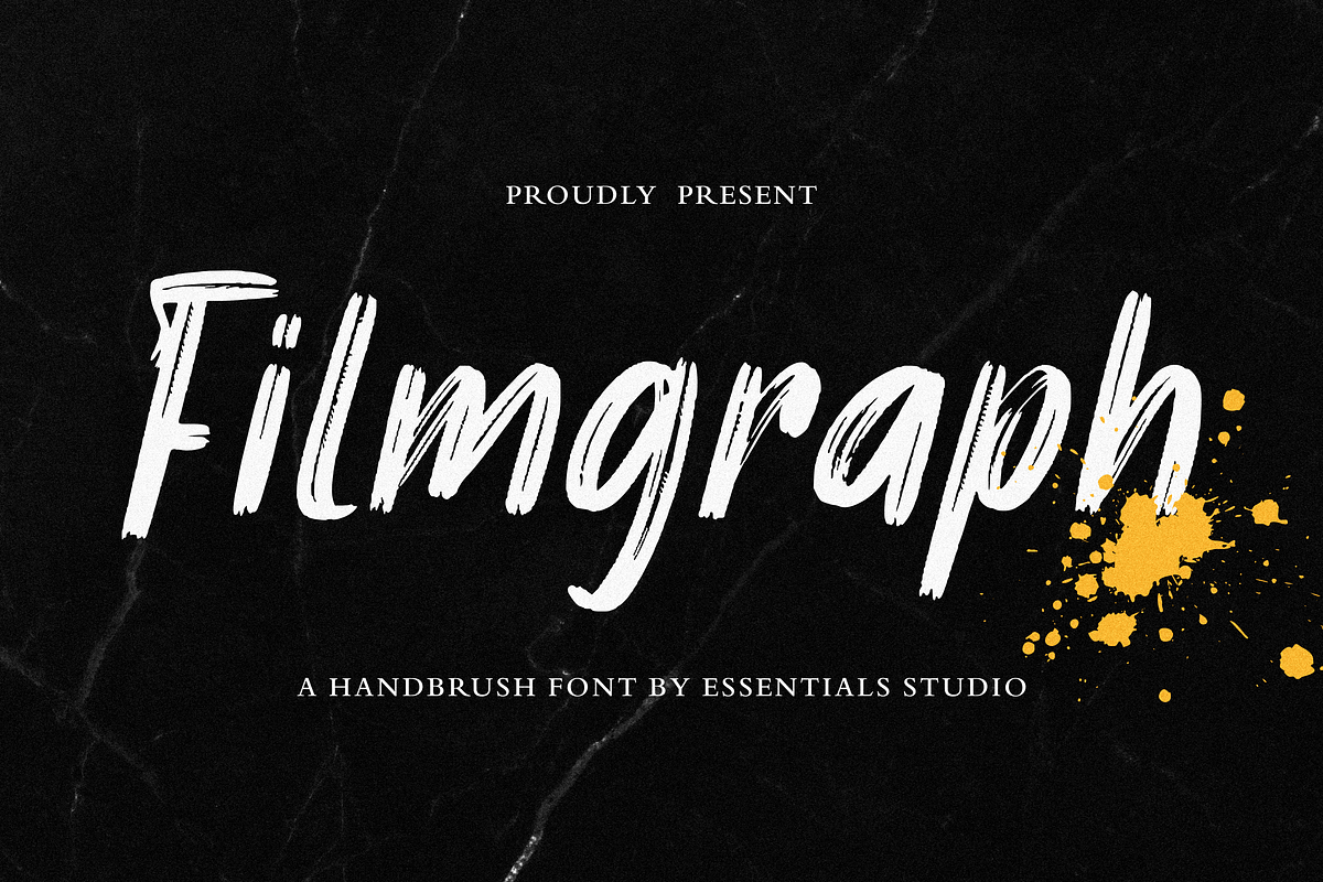 Filmgraph, a Handwritten Font by Essentials Studio (Photo 1 of 8)