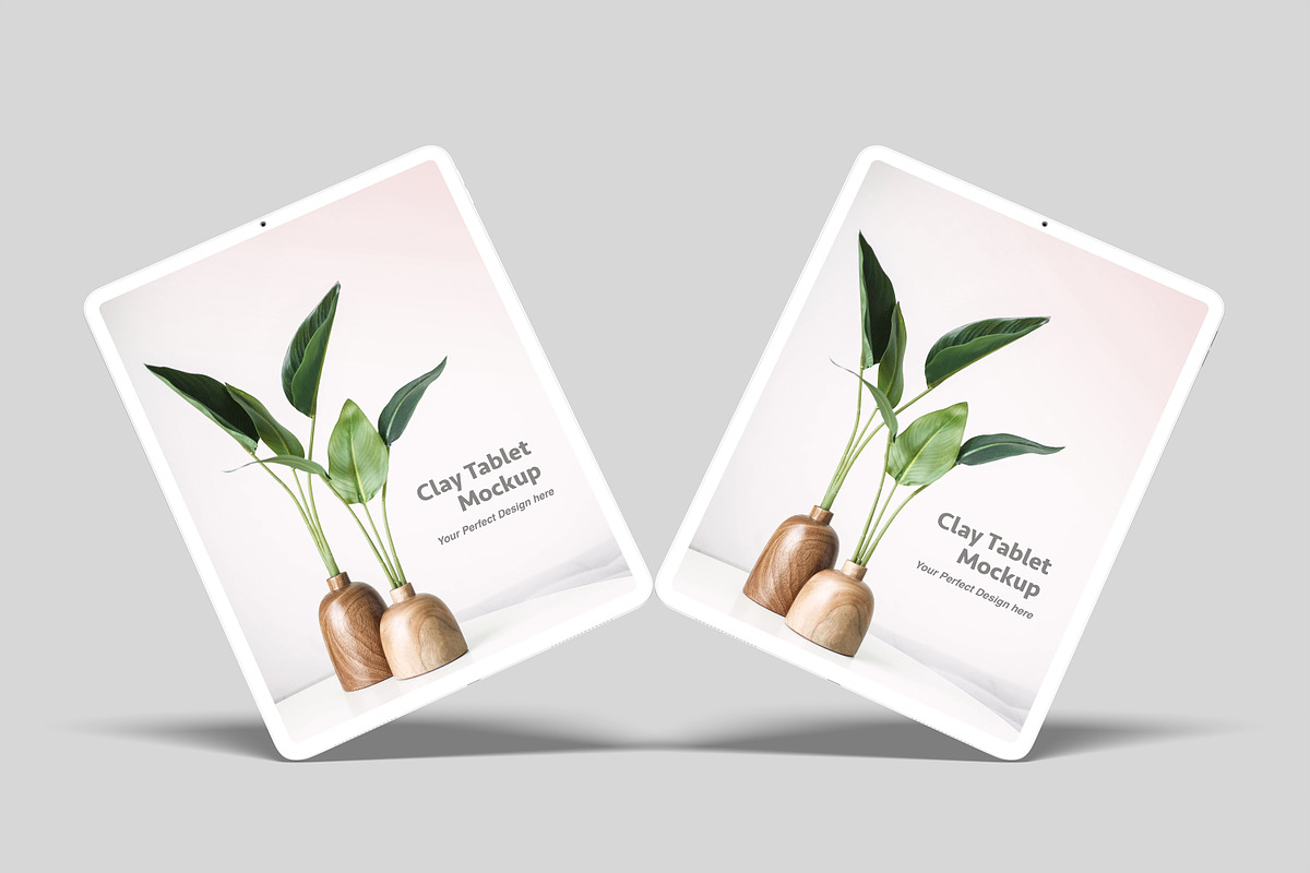 Clay Tablet Mockup, an iPad Mockup by rahmatmoscae (Photo 5 of 11)