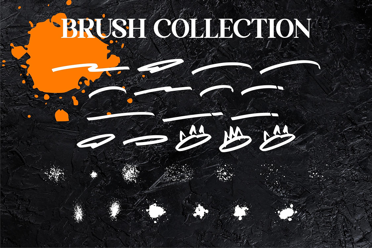 Black Brush Font LS, a Blackletter Font by GranzCreative (Photo 12 of 19)